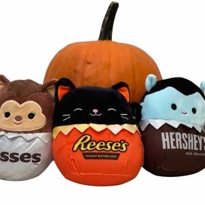 NWT 8 Halloween Squishmallow Set of 3